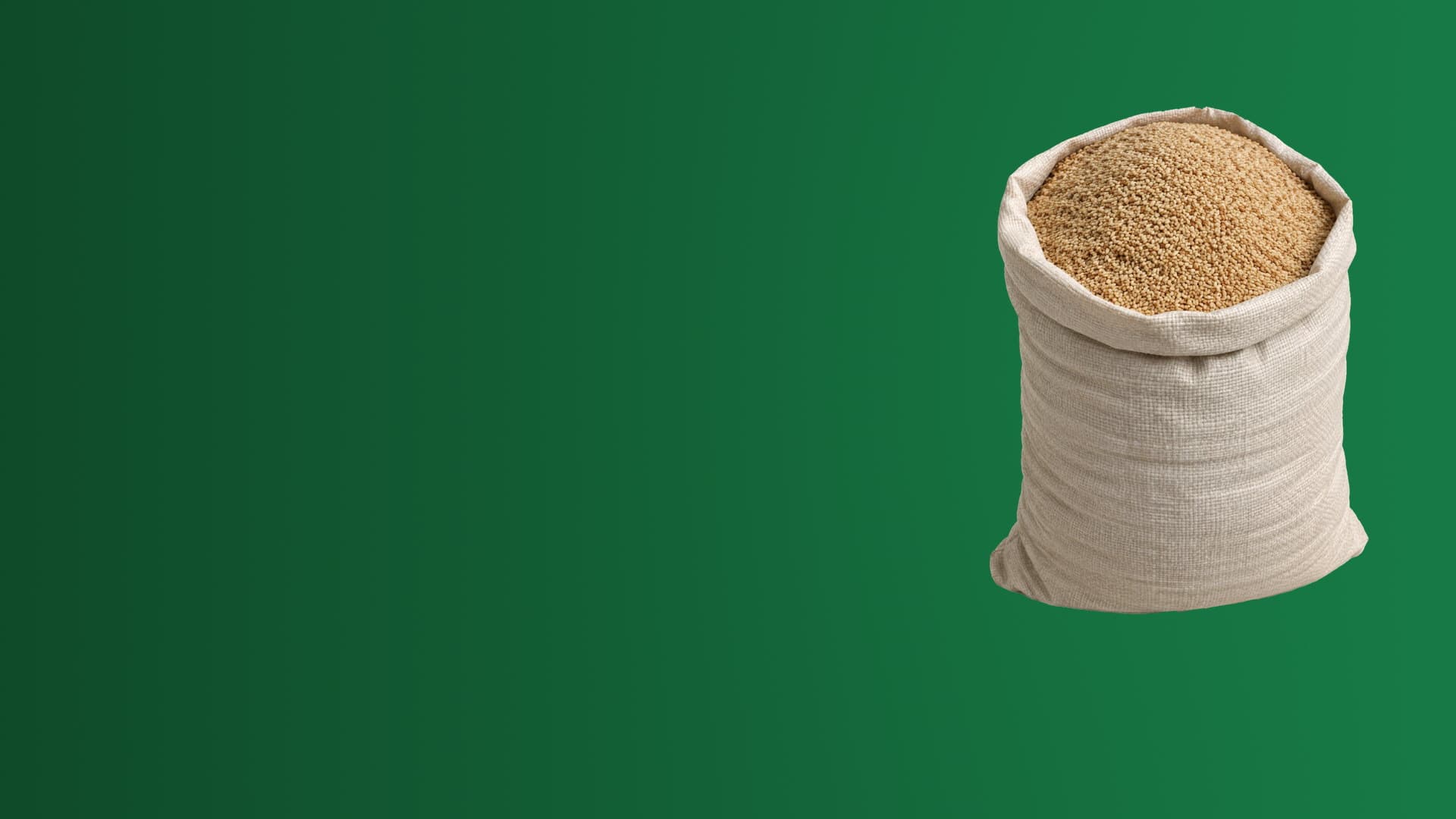 جوال من بذور السمسم